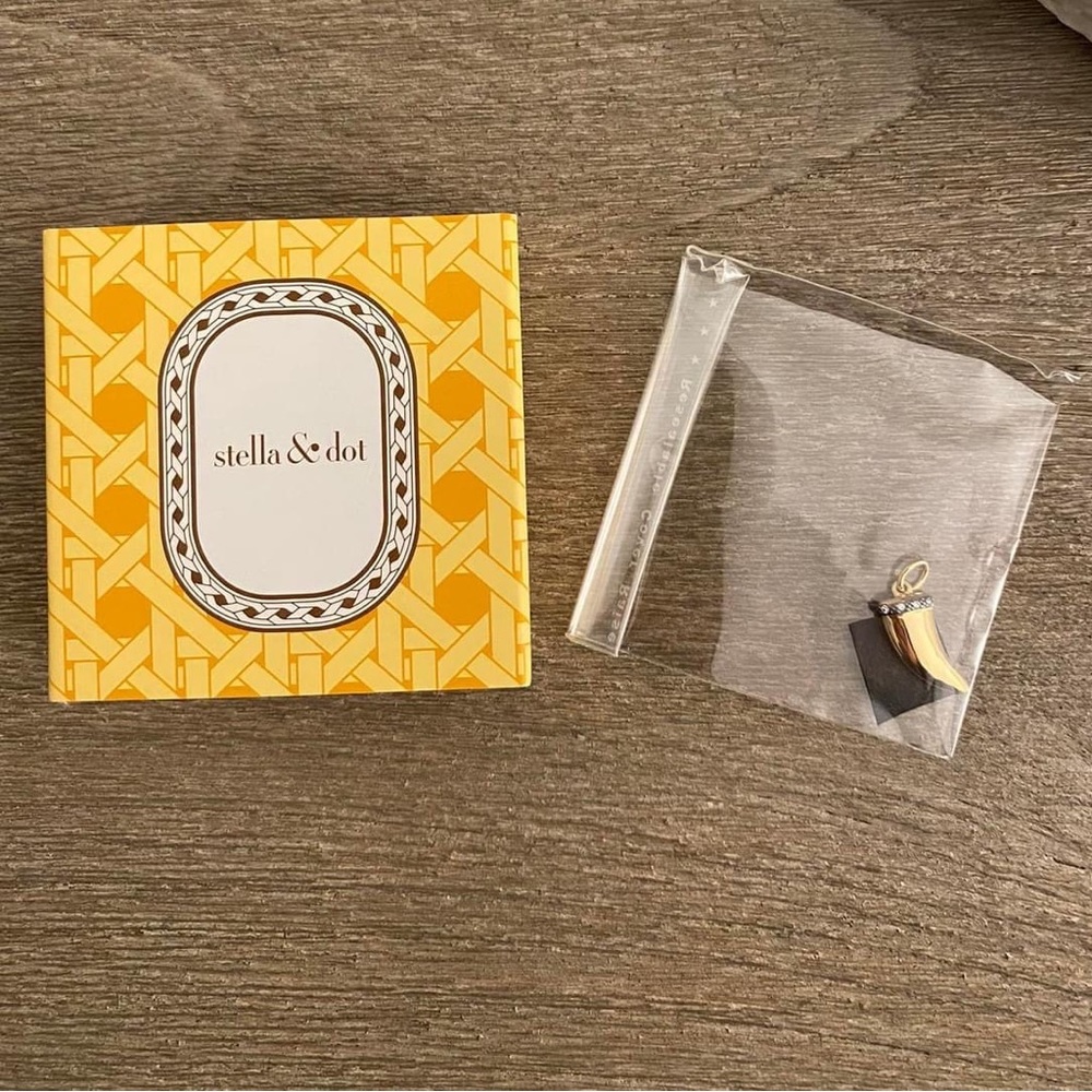 NWT Stella & Dot horn charm